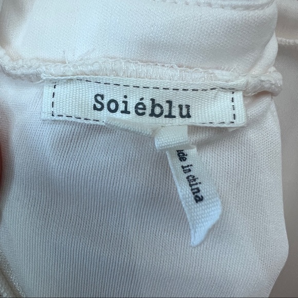 Soieblu Cream Maxi Lace Gown Sz S - Picture 8 of 8